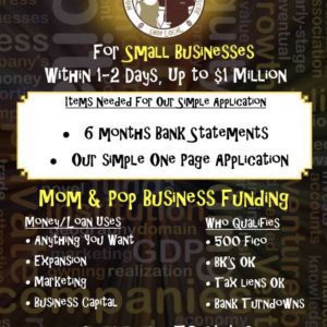 Pay Small businesses funding